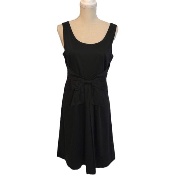 Kate Spade Bow Front Black Dress size 8 - Picture 2 of 7